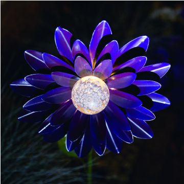 Luxform Solar Bloem 2x Dahlia Paars