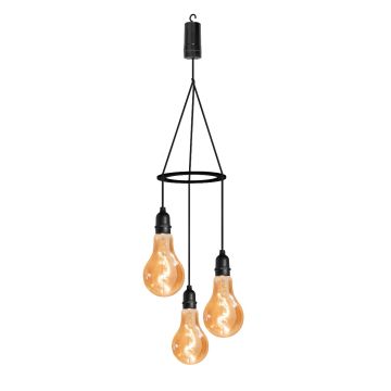 Luxform Batterij Tuin Hanglamp Flow 3-lichts   