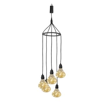 Luxform Batterij Tuin Hanglamp Bubbles 5-lichts