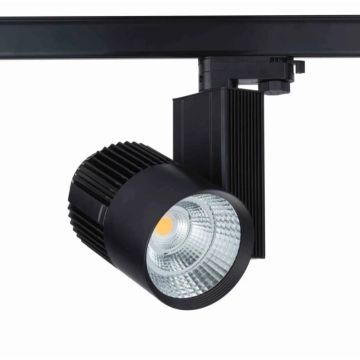 ELP 3-fase LED Railspot Zwart | 50W 3000K 4600Lm | 930 IP40