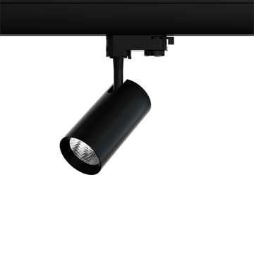 ELP 3-fase LED Railspot Zwart | 10W 3000K 950Lm | 830 IP20