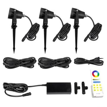 ELP LED Tuinlamp | 6W 2700K/6500K RGB 540Lm | 827/865 IP66