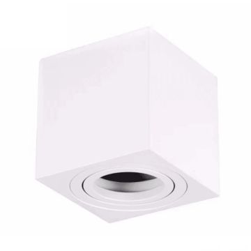 ELP OPBOUWSPOT PLUTO CUBE WIT GU10 FITTING IP20