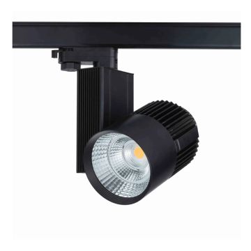 ELP 3-fase LED Railspot Zwart | 30W 3000K 2700Lm | 930 IP40 | Dimbaar