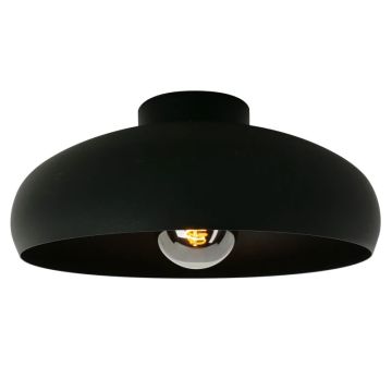 EGLO LED Plafondlamp Mogano | 1X E27 Max 60W | IP20 | Zwart