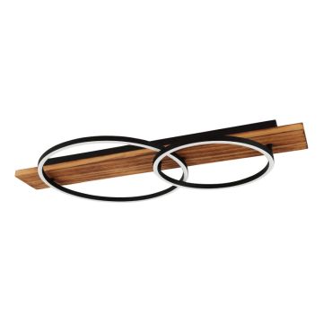 EGLO LED Wand/Plafondlamp Boyal | 12W 3000K 3400Lm | IP20 | Hout