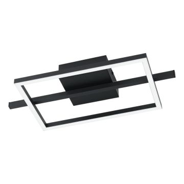 EGLO LED Plafondlamp Amandolo | 17W 2765K 1900Lm | IP20 Dimbaar | Zwart