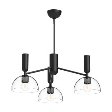 Alora Mood LED Kroonluchter | 3X E27 Max 60W | Matte Black