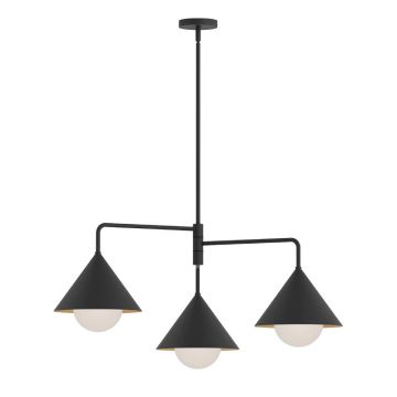 Alora Mood LED Kroonluchter | 3X E27 Max 60W | Matte Black