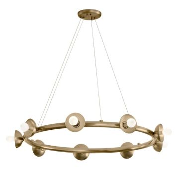 Kichler LED Kroonluchter | 9X E27 Max 40W | Champagne Bronze