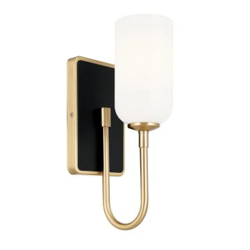 Kichler LED Wandlamp Solia | 1X E27 Max 3W | Champagne Bronze & Black