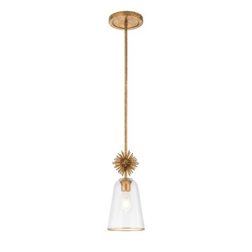 Elstead Lighting LED Hanglamp Staring | 1X E27 Max 40W | Distressed Gold