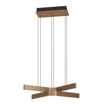EGLO LED Hanglamp Smart Folcino | 36W RGB 3720Lm | IP20 Dimbaar Zigbee | Zwart/brons