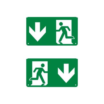 Ledvance Noodverlichting Pictogram | EMERGENCY EXIT SIGN PICTOGRAMS PICTO DOWN | 4099854261312