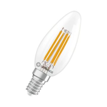 10x Ledvance E14 LED Kaarslamp | 3.4W 2700K 220V/240V 827 470Lm | 300° Ø35mm Dimbaar