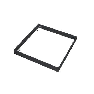 Interlight Next Paneel opbouwrand | Opbouw set paneel 600x600mm t.b.v. IL-P595 zwart RAL9017