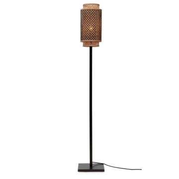 Good&Mojo Bamboe LED Staande Lamp Bhutan | 1X E27 Max 60W | Natural/Black