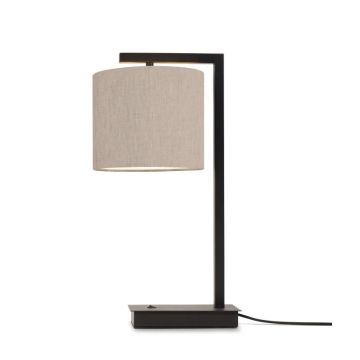 it's about RoMi LED Tafellamp Boston | 1X E14 Max 40W | Light Linen