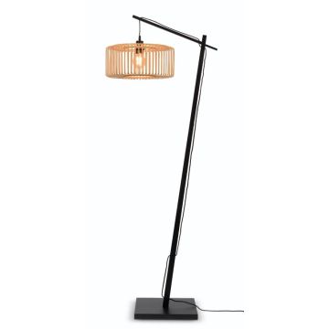 Good&Mojo Bamboe LED Staande Lamp Bromo | 1X E27 Max 60W | Natural/Black