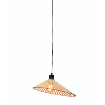 Good&Mojo Bamboe LED Hanglamp Bromo | 1X E27 Max 40W | Natural/Black