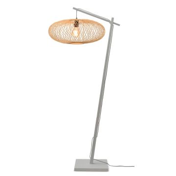 Good&Mojo Bamboe LED Staande Lamp Cango | 1X E27 Max 60W | White/Natural