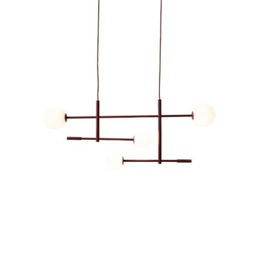 it's about RoMi LED Hanglamp Copenhagen | 4X G9 Max 10W | Burgundy