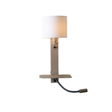 it's about RoMi LED Wandlamp Florence | 2X E14 Max 40W | Sand/White