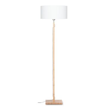 Good&Mojo Bamboe LED Staande Lamp Fuji | 1X E27 Max 60W | White