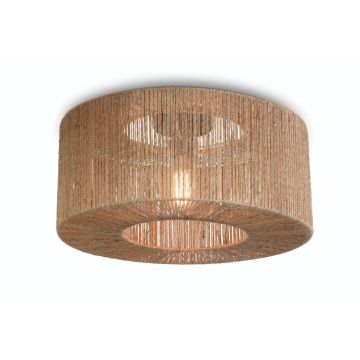 Good&Mojo LED Plafondlamp Iguazu | 1X E27 Max 60W | Natural/Black