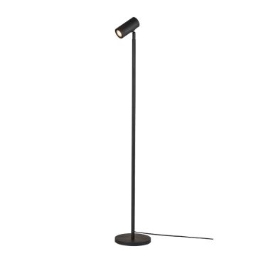 Good&Mojo Bamboe LED Staande Lamp Java | 1X GU10 Max 3W | Midnight Black