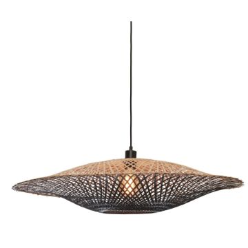 Good&Mojo Bamboe LED Hanglamp Kalimantan | 1X E27 Max 60W | Black/Natural