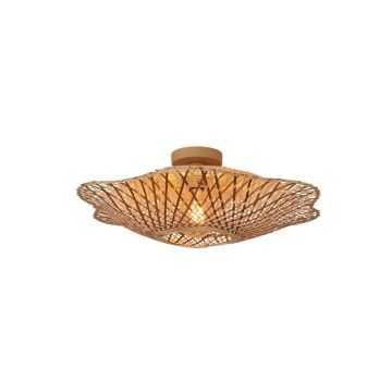 Good&Mojo Bamboe LED Plafondlamp Madura | 1X E27 Max 60W | Warm Earth Tones