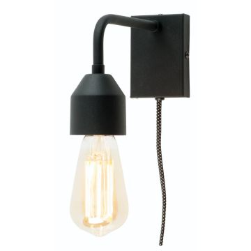 it's about RoMi LED Wandlamp Madrid | 1X E27 Max 60W | Black