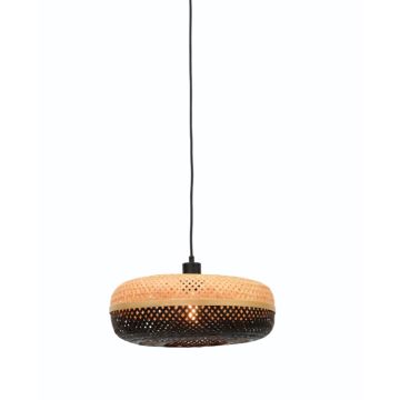 Good&Mojo Bamboe LED Hanglamp Palawan | 1X E27 Max 40W | Natural/Black
