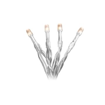 Konstsmide LED Lichtketting | 20 Lichtpunten Warm Wit 1.2W 1.5V | 6u timer, 15cm spacing, op batterij | Niet geschikt voor buiten