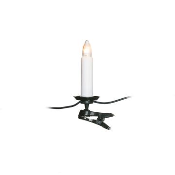 Konstsmide Boomkaarsensnoer Lichtketting | 25 Lichtpunten 230V 100W | 12m 50cm spacing kogelgewricht luxe knijper | Binnen groene kabel
