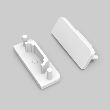VNL End Cap Zonder Kabelopening Surface 14mm (2 Stuks) 