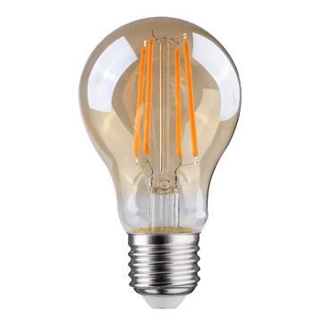 VNL Led Filament E27 Peer Dimbaar Amber Glas 6.5W 2700K