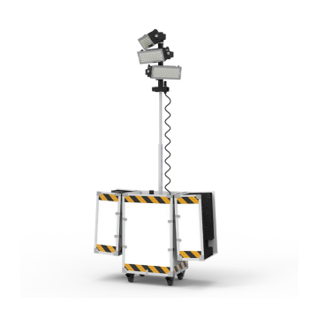 VNL Flightcase Lichtmast Met Accu 5000K
