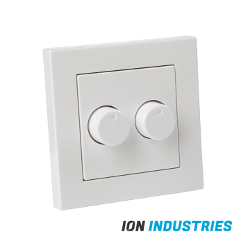 VNL Duo Dimmer Afdekplaat | Helderwit | Ion Industries 