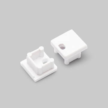 VNL End Cap Met Kabelopening Wit Smart 10mm (2 Stuks) 