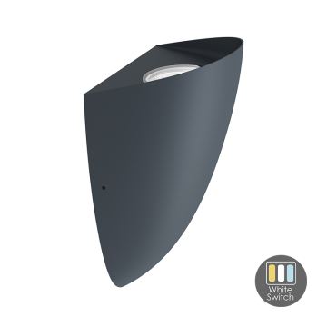 VNL Wandlamp Daphnis Antraciet 8W White Switch Dimbaar 3000K|4000K|5700K