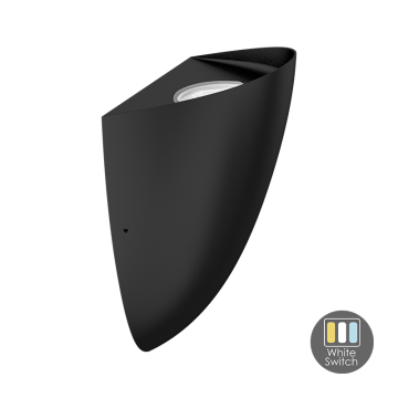 VNL Wandlamp Daphnis Zwart 8W White Switch Dimbaar 3000K|4000K|5700K