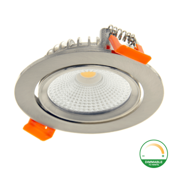 VNL Led Inbouwspot Varda Slim-Fit 5W Dim2Warm Zilver Dim to warm