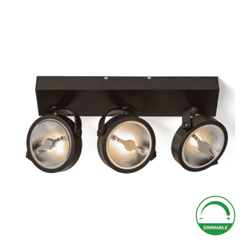 VNL Led Opbouwspot Narci 36 Watt Dim2Warm Zwart Dim to warm