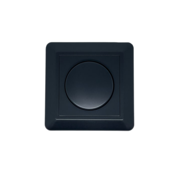 VNL Afdekraam Dimmer | Draaiknop | Zwart