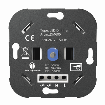 VNL Dimmer Trailing Edge 5-600W (Aangeraden Voor Led Panelen) 