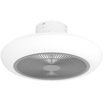 EGLO Sayulita 35093 | Plafondventilator 44,5CM Wit/Grijs | Inclusief 30W LED Lamp