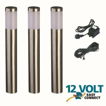 Luxform LED Staande Tuinlamp 3x Wyndham