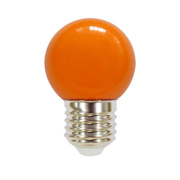 LED Bulb in Drop Shape 2W Orange E27